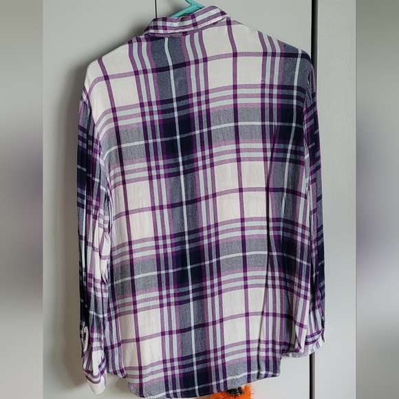 EXPRESS plaid button-up - Picture 3 of 3